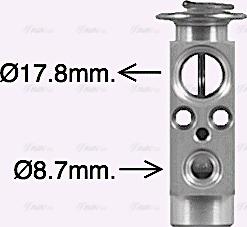Ava Quality Cooling DF1095 - Расширительный клапан, кондиционер autosila-amz.com