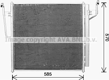 Ava Quality Cooling DN5459D - Конденсатор кондиционера autosila-amz.com