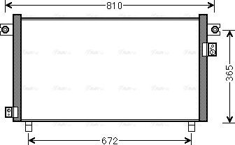 Ava Quality Cooling DN 5330 - Конденсатор кондиционера autosila-amz.com