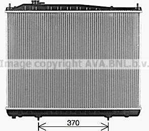Ava Quality Cooling DN2464 - Радиатор охлаждения Nissan Pathfinder 2.4 i * 09/99- autosila-amz.com