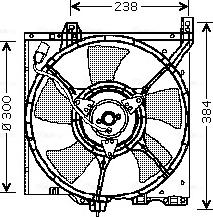 Ava Quality Cooling DN 7520 - Вентилятор, охлаждение двигателя autosila-amz.com