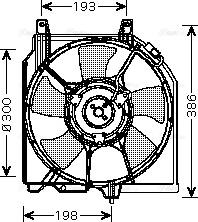Ava Quality Cooling dn7521 - Вентилятор, охлаждение двигателя autosila-amz.com