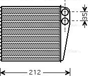 Ava Quality Cooling DNA6256 - Радиатор отопителя Nissan Micra III Note autosila-amz.com