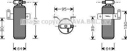 Ava Quality Cooling DN D095 - Осушитель, кондиционер autosila-amz.com