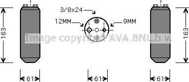 Ava Quality Cooling DN D058 - Осушитель, кондиционер autosila-amz.com