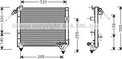 Ava Quality Cooling DU 5050 - Конденсатор кондиционера autosila-amz.com