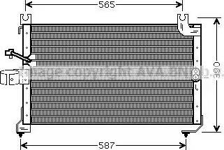 Ava Quality Cooling DU 5052 - Конденсатор кондиционера autosila-amz.com