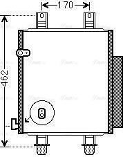 Ava Quality Cooling DU5072D - Конденсатор кондиционера autosila-amz.com