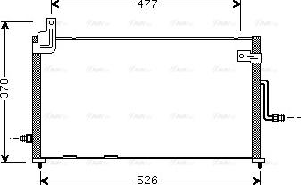 Ava Quality Cooling DW 5044 - Конденсатор кондиционера autosila-amz.com