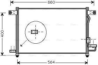 Ava Quality Cooling DW5061D - Конденсатор кондиционера autosila-amz.com