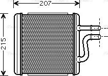 Ava Quality Cooling DW 6060 - Теплообменник, отопление салона autosila-amz.com