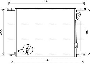 Ava Quality Cooling DWA5139D - Конденсатор кондиционера autosila-amz.com