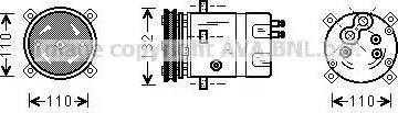 Ava Quality Cooling DW K019 - Компрессор кондиционера autosila-amz.com