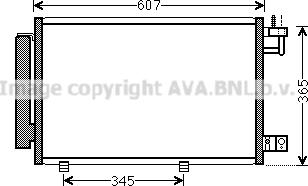 Ava Quality Cooling FD5439D - Конденсатор кондиционера autosila-amz.com