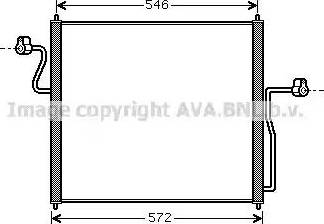 Ava Quality Cooling FD 5358 - Конденсатор кондиционера autosila-amz.com