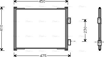 Ava Quality Cooling FD 5262 - Конденсатор кондиционера autosila-amz.com