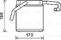 Ava Quality Cooling FD6607 - Теплообменник, отопление салона autosila-amz.com