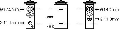 Ava Quality Cooling FD1462 - Расширительный клапан, кондиционер autosila-amz.com