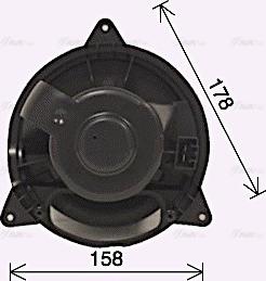 Ava Quality Cooling FD8653 - Вентилятор салона autosila-amz.com