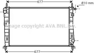 Ava Quality Cooling FD 2185 - Радиатор, охлаждение двигателя autosila-amz.com