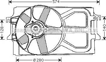 Ava Quality Cooling FD 7533 - Вентилятор, охлаждение двигателя autosila-amz.com