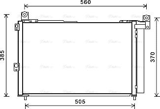 Ava Quality Cooling FDA5486D - Конденсатор кондиционера autosila-amz.com