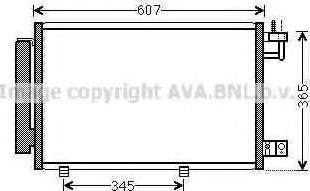 Ava Quality Cooling FDA5439 - Конденсатор кондиционера autosila-amz.com