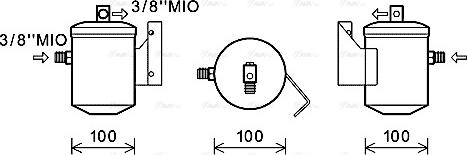 Ava Quality Cooling FDD454 - Осушитель, кондиционер autosila-amz.com