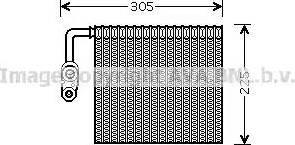 Ava Quality Cooling FDV467 - Испаритель, кондиционер autosila-amz.com