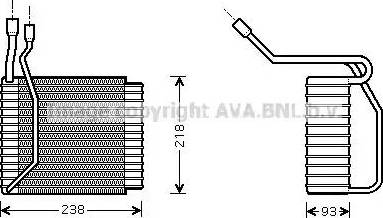 Ava Quality Cooling FD V110 - Испаритель, кондиционер autosila-amz.com