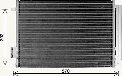 Ava Quality Cooling FT5471D - Конденсатор кондиционера autosila-amz.com