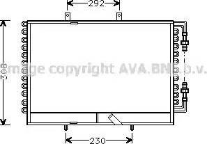 Ava Quality Cooling FT 5146 - Конденсатор кондиционера autosila-amz.com