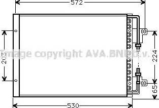 Ava Quality Cooling FT 5155 - Конденсатор кондиционера autosila-amz.com