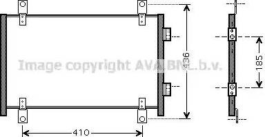 Ava Quality Cooling FT 5302 - Конденсатор кондиционера autosila-amz.com