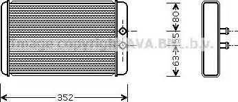 Ava Quality Cooling FT 6265 - Теплообменник, отопление салона autosila-amz.com
