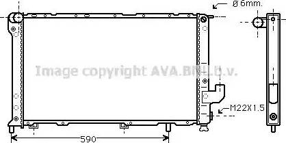 Ava Quality Cooling FT 2098 - Радиатор, охлаждение двигателя autosila-amz.com