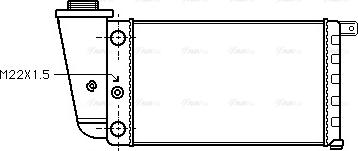 Ava Quality Cooling FTA2097 - Радиатор, охлаждение двигателя autosila-amz.com