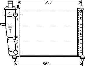 Ava Quality Cooling FTA2230 - Радиатор, охлаждение двигателя autosila-amz.com