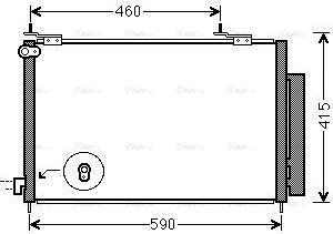 Ava Quality Cooling HD5242D - Конденсатор кондиционера autosila-amz.com