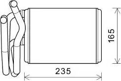 Ava Quality Cooling HD6304 - Теплообменник, отопление салона autosila-amz.com