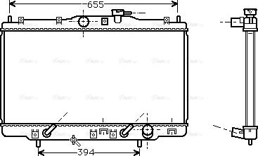 Ava Quality Cooling HD 2102 - Радиатор, охлаждение двигателя autosila-amz.com