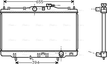 Ava Quality Cooling HD 2176 - Радиатор, охлаждение двигателя autosila-amz.com