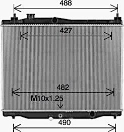 Ava Quality Cooling HD2321 - Радиатор, охлаждение двигателя autosila-amz.com