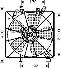 Ava Quality Cooling HD 7507 - Вентилятор, охлаждение двигателя autosila-amz.com