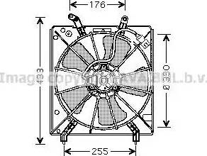 Ava Quality Cooling HD7511 - Вентилятор, охлаждение двигателя autosila-amz.com