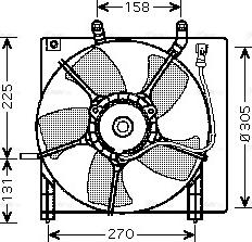 Ava Quality Cooling HD 7534 - Вентилятор, охлаждение двигателя autosila-amz.com