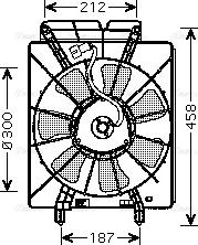 Ava Quality Cooling hd7533 - Вентилятор, охлаждение двигателя autosila-amz.com