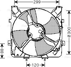 Ava Quality Cooling HD 7522 - Вентилятор, охлаждение двигателя autosila-amz.com