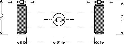 Ava Quality Cooling HD D116 - Осушитель, кондиционер autosila-amz.com