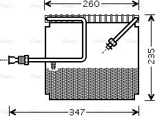 Ava Quality Cooling HD V199 - Испаритель, кондиционер autosila-amz.com